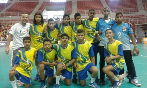 Ouro no handebol fecha participação do Piauí nos Jogos Escolares.(Imagem:Marconni Lima/Seduc)