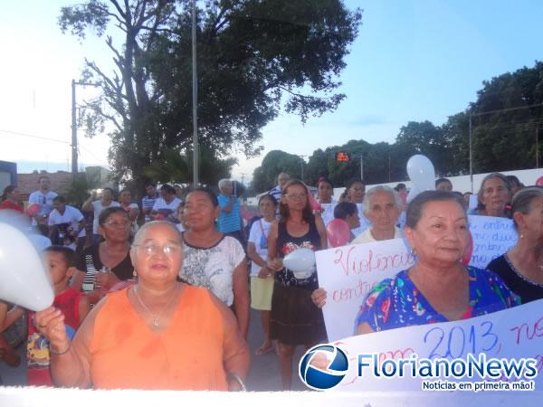 Secretaria de Assistência Social promoveu caminhada contra a violência às mulheres em Barão de Grajaú.(Imagem:FlorianoNews)