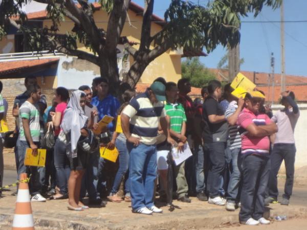 Mudança de local de prova para CNH em Floriano.(Imagem:FlorianoNews)