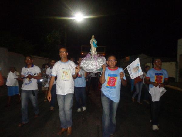 Terços dos Homens de Floriano promoveu 2ª Caminhada pela Paz.(Imagem:FlorianoNews)