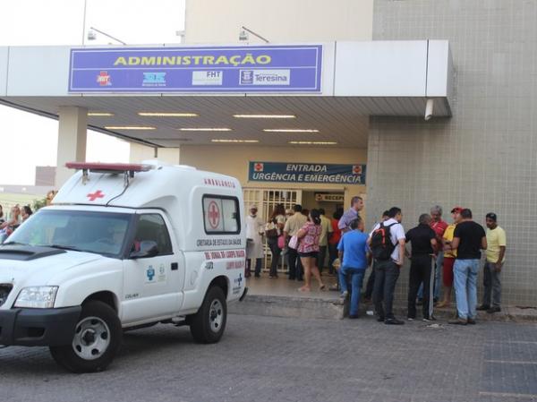 Criança continua em estado grave no Hospital de Urgência de Teresina.(Imagem:Catarina Costa / G1 PI)