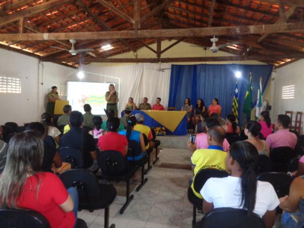 Polícia Militar do 3º BPM faz lançamento do PROERD em Francisco Ayres.(Imagem:FlorianoNews)