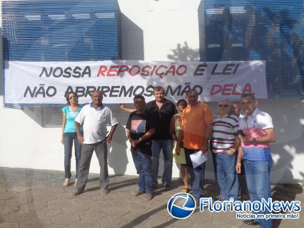 Trabalhadores da Agespisa paralisam atividades em Floriano.(Imagem:FlorianoNews)