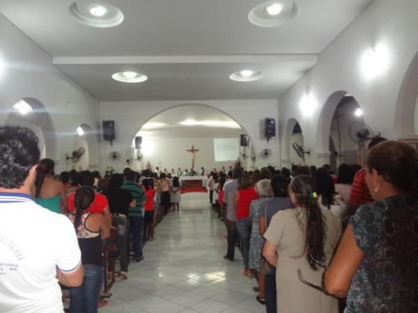 Missa marca posse do novo pároco da Paróquia Santo Antônio, em Barão de Grajaú.(Imagem:FlorianoNews)