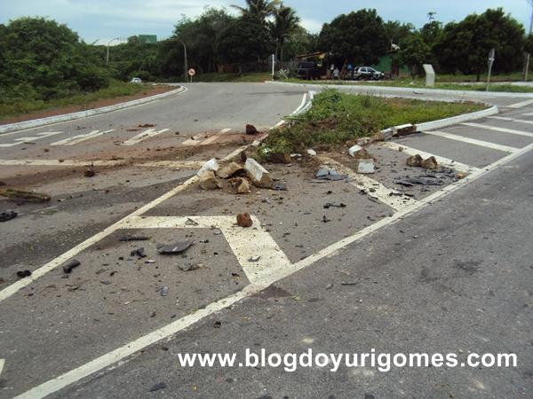 Colisão envolvendo caminhão e automóvel deixa um morto na BR-343.(Imagem:Blog do Yuri Gomes)