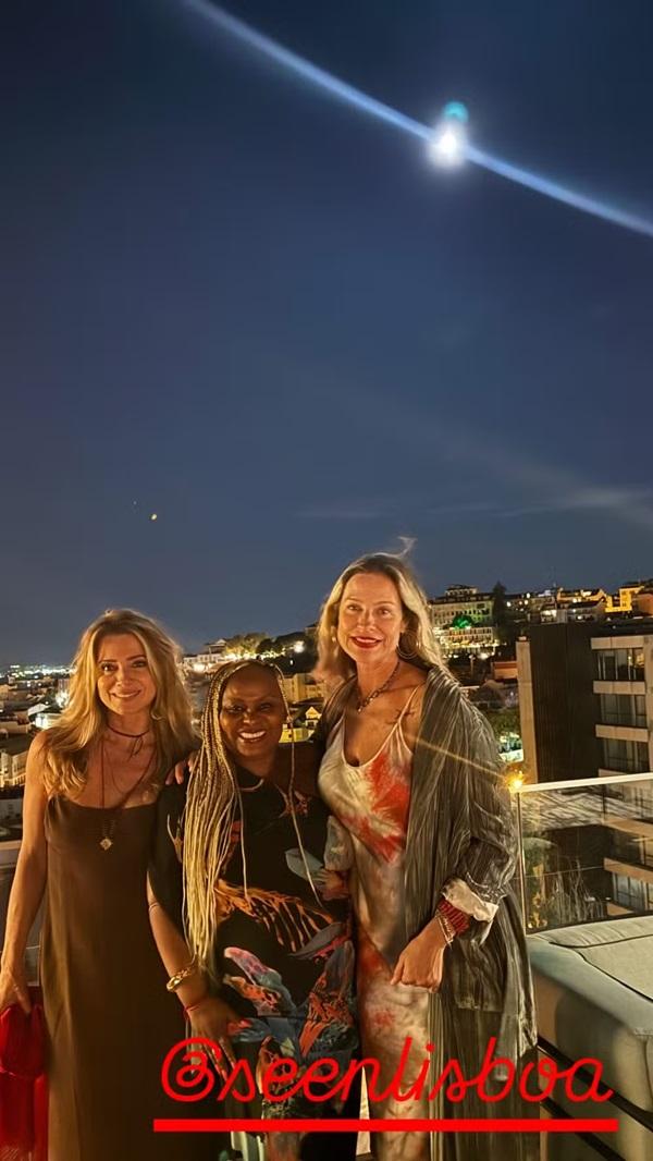 Luana Piovani mostra encontro com Letícia Spiller e Magda Burity em Portugal (Imagem:Reprodução/Instagram)