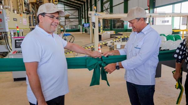  Durante inauguração de algodoeira, Rafael destaca importância da agroindústria para geração de emprego.(Imagem:Divulgação)