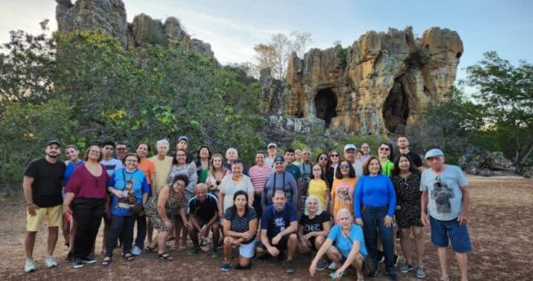 Cânion do Rio Poti encanta turistas em passeio do Sesc.(Imagem:Divulgação)