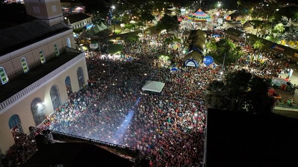 Show do Padre Fábio de Melo atrai multidão em Campo Maior(Imagem:ASCOM DIOCESE DE CAMPO MAIOR)