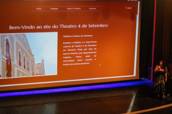 Site Institucional do Theatro 4 de Setembro é lançado dentro das comemorações de aniversário.(Imagem:Divulgação)