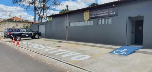 Delegacia de Polícia de União, no Piauí.(Imagem:Divulgação PCPI)