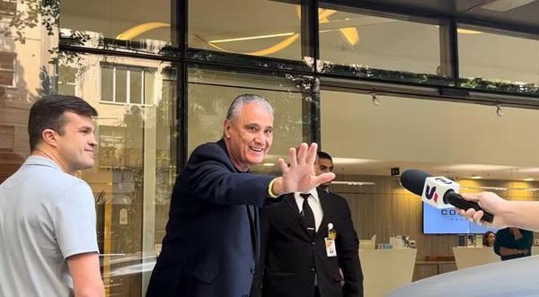 Tite, técnico do Flamengo, recebe alta após internação(Imagem:Emanuelle Ribeiro)