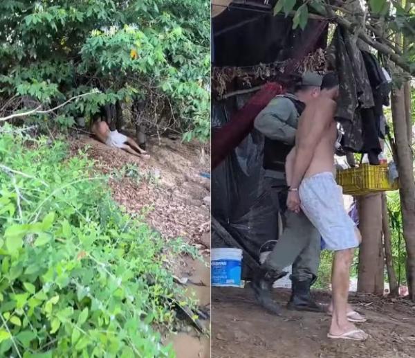 Foragido da penitenciária de Floriano foi capturado em Teresina.(Imagem:Reprodução)