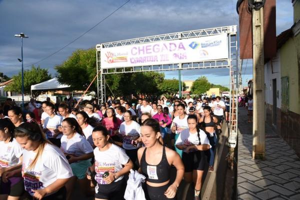 O evento que reuniu mais de 500 participantes em um percurso de 3 km.(Imagem:Divulgação)