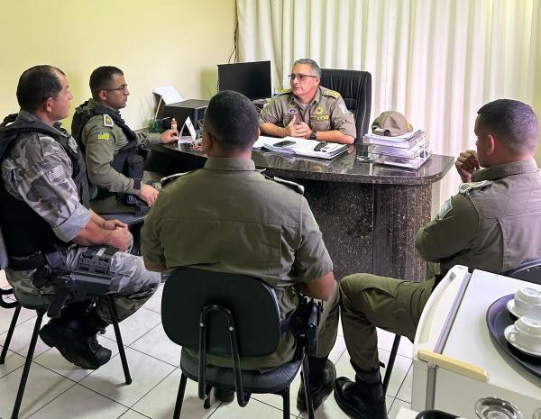 Aspirantes a oficial iniciam estágio no 3º BPM de Floriano.(Imagem:Divulgação/PM)