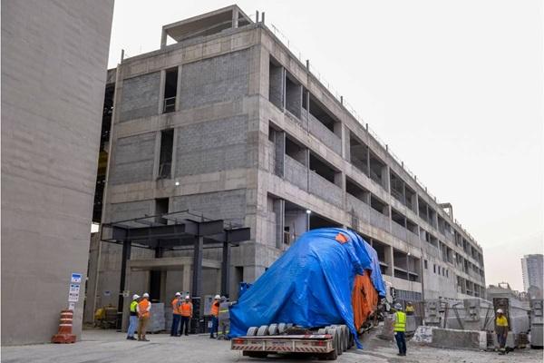 Camboio equivalente a dois quarteirões envolveu mais de 40 pessoas e 8 veículos de grande porte.(Imagem:Reprodução - Governo de SP)