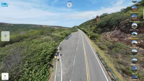 Mirante da BR-020, ponto de interesse geológico da Serra da Capivara, no Piauí.(Imagem:Reprodução/SGB)