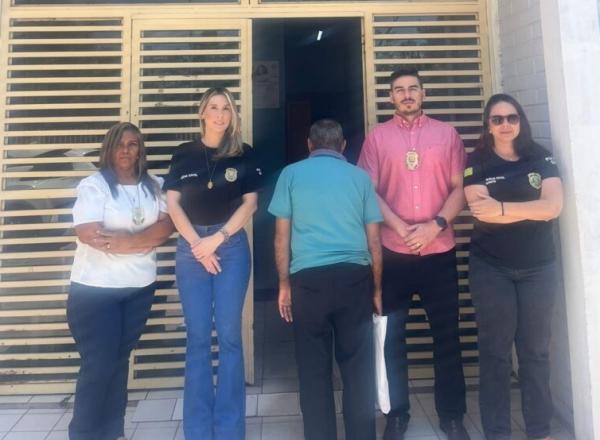 Homem é preso suspeito de estuprar filha da companheira na zona Rural de Teresina.(Imagem:Polícia Civil do Piauí)