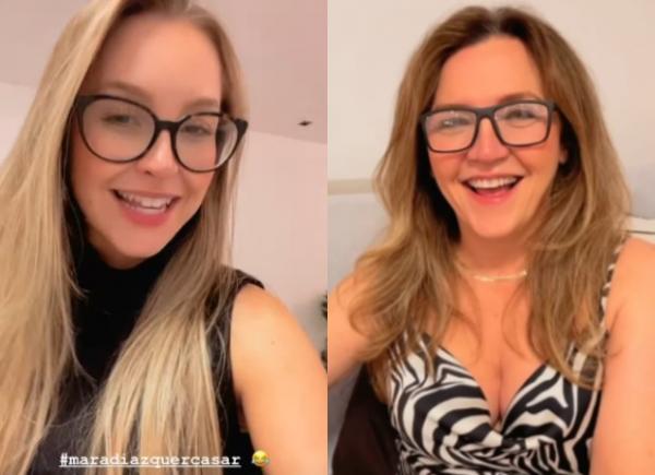 Carla Diaz e a mãe, Mara.(Imagem:Reprodução / Instagram)