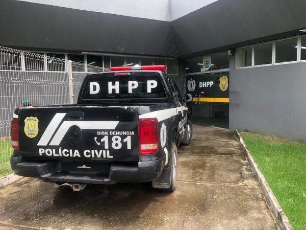 Homem foi preso suspeito de tentativa de feminicídio em Teresina.(Imagem:Sthefany Prado/g1 Piauí)