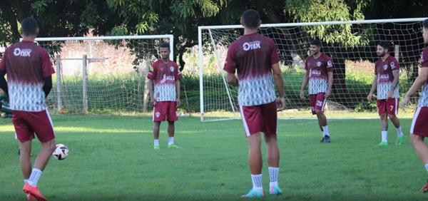 Treino do Fluminense-PI (Imagem:Gil Costa/ge)