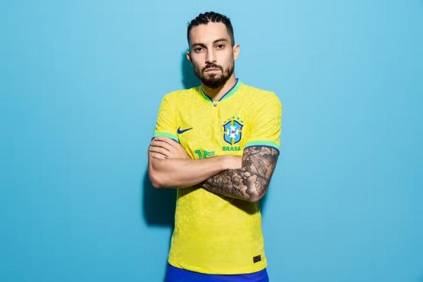 Alex Telles na seleção - Copa do Mundo de 2022.(Imagem:Buda Mendes - FIFA/FIFA via Getty Images)