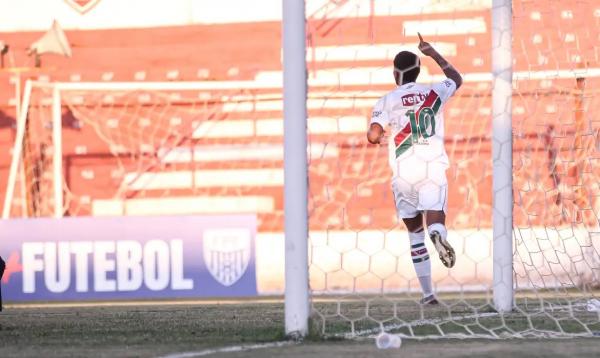 Moleques de Xerém goleiam Coimbra por 5 a 0.(Imagem:LEONARDO BRASIL/FLUMINENSE FC/DIREITOS RESERVADOS)