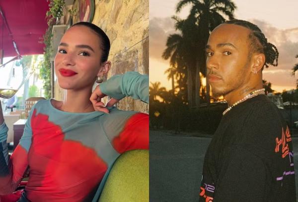 Lewis Hamilton e Bruna Marquezine(Imagem:Reprodução/Instagram)