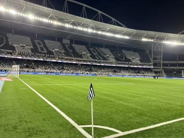 Estádio Nilton Santos antes de Botafogo x Palmeiras.(Imagem:Laura Fonseca)