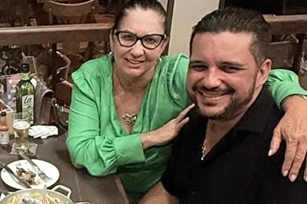 Margareth Serrão, mãe de Virginia, assumiu namoro com Danilo Nascimento em janeiro e comemorou um mês com o sanfoneiro nesta sexta(Imagem:Instagram/Reprodução)