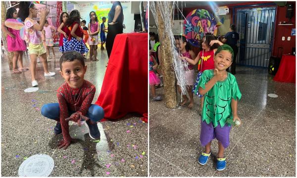 Carnaval Encantado: Uma festa de alegria e criatividade agita a Escola Pequeno Príncipe.(Imagem:Divulgação/EPP)