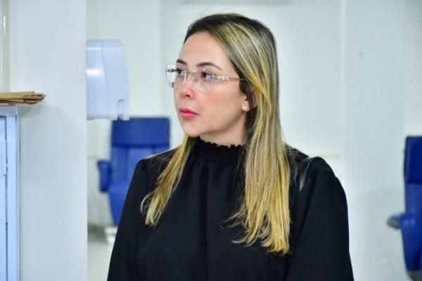 Caroline Reis, secretária de Saúde de Floriano.(Imagem:Secom)