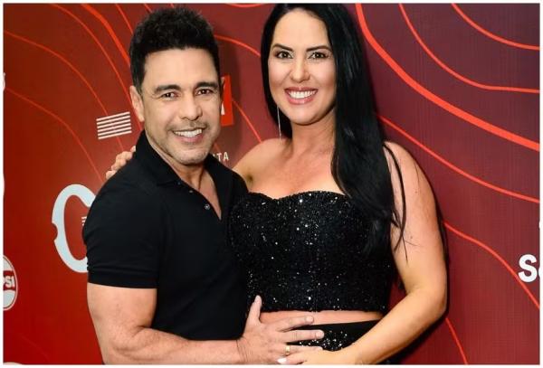 Graciele Lacerda e Zezé Di Camargo(Imagem:Webert Belicio/Agnews)