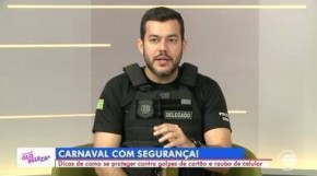 Delegado dá dicas de como se proteger de golpes no Carnaval.(Imagem:Reprodução)