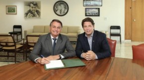 Jair Bolsonaro e Mário Frias(Imagem:Divulgação)