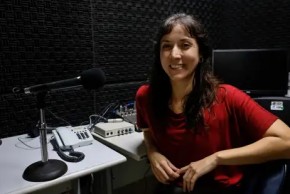 A jornalista, Mariana Tokarnia, idealizadora do podcast Mariana Tokarnia, idealizadora do podcast.(Imagem:Tânia Rêgo/Agência Brasil)