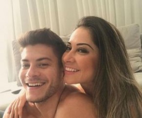 Mayra Cardi cancela live sobre relação com Arthur Aguiar(Imagem:Reprodução)