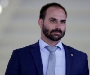 Eduardo Bolsonaro pediu para não comprovar vacina contra Covid-19 em SP(Imagem:Reprodução)