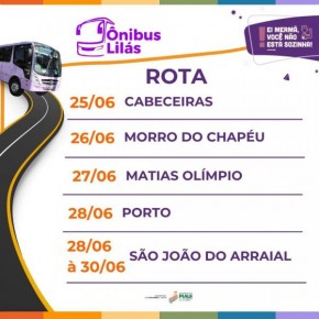 O projeto estará nesta semana nos municípios de Cabeceiras, Morro do Chapéu, Matias Olímpio, Porto e São João do Arraial.(Imagem:Divulgação)