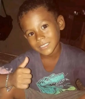 João Miguel Silva, menino de 7 anos envenenado em Parnaíba.(Imagem:Reprodução)