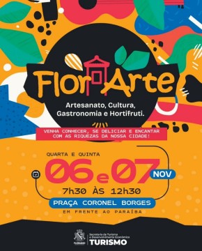 Mostra de artesanato, cultura, gastronomia e hortifruti acontece dias 06 e 07/11 em Floriano.(Imagem:Reprodução/Instagram)