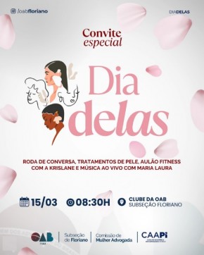 Comissão da Mulher Advogada da OAB Floriano promove evento especial para advogadas(Imagem:Reprodução/Instagram)