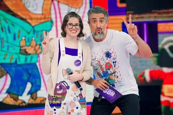 A piauiense Letice, de 18 anos, participou do programa global Caldeirão com Mion(Imagem:Reprodução/Internet)