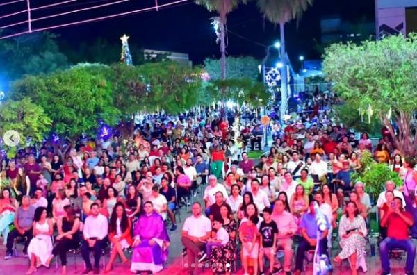  Natal da Alegria emociona público com Concerto Natalino em Floriano.(Imagem:Reprodução/Instagram)