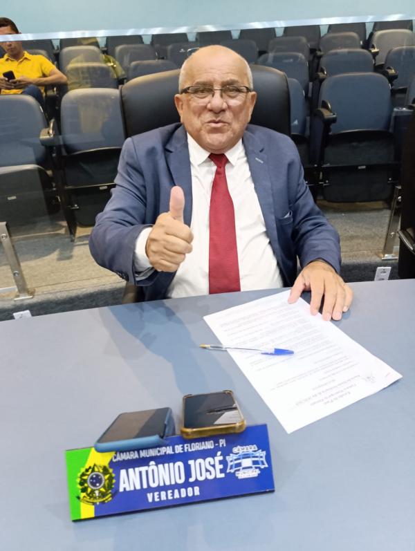 Vereador Antônio José(Imagem:FlorianoNews)