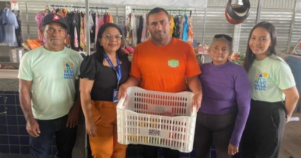 Mesa Brasil celebra Dia do Feirante em Parnaíba.(Imagem:Divulgação)