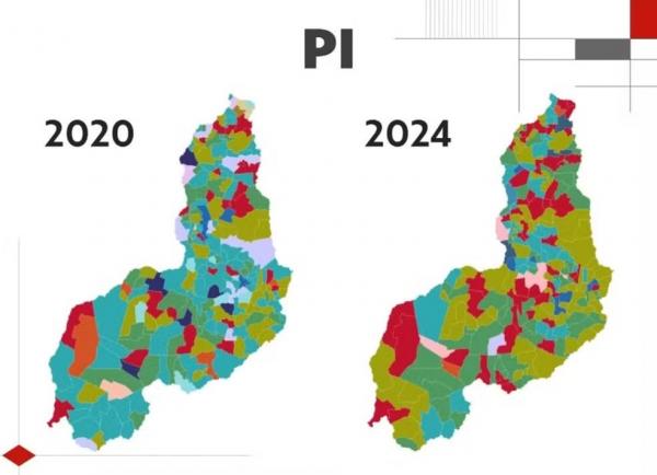 O PSD foi o partido que mais elegeu prefeitos no Piauí em 2024: 65 ao todo.(Imagem:g1 g1)