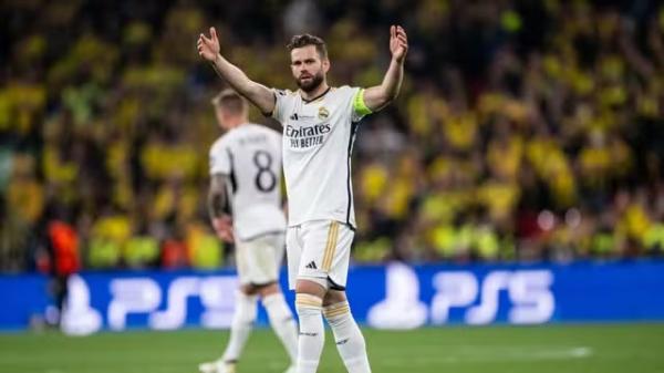 Nacho Fernández, em Borussia Dortmund x Real Madrid.(Imagem:Getty Images)