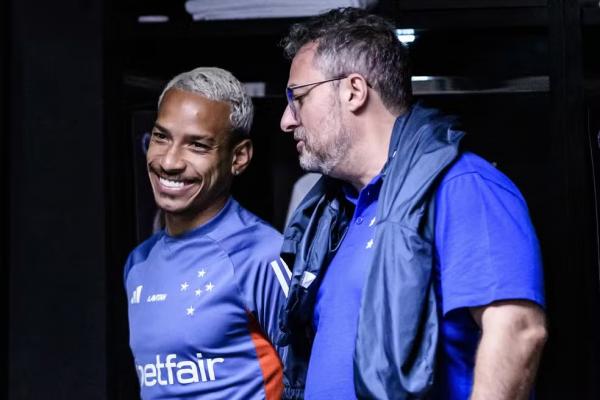 Matheus Pereira e Alexandre Mattos; Cruzeiro.(Imagem:Gustavo Aleixo/Cruzeiro)