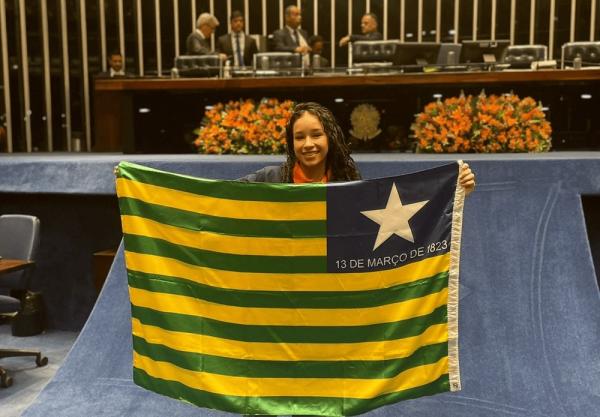 A jovem já havia representado o Piauí no Concurso Jovem Senador e participado do programa AFS Global Stem, em Houston, nos Estados Unidos.(Imagem:Divulgação)